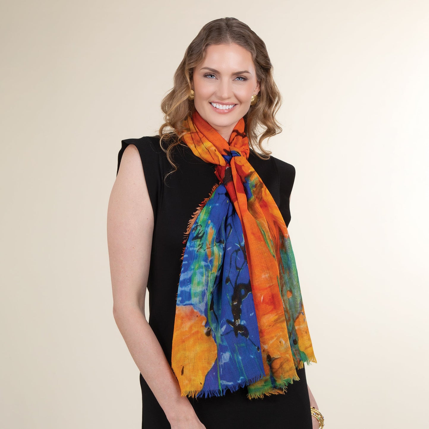 Specs & Splatters Wool Scarf