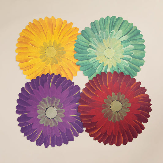 Colorful Mums Placemats Set of 4