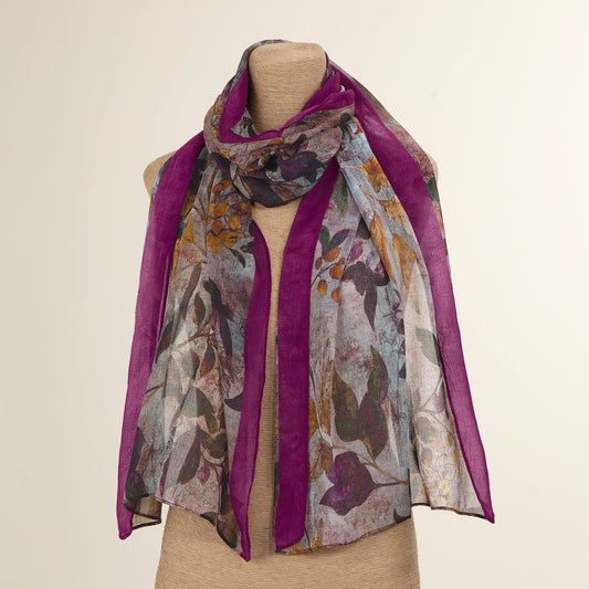 Shimmering Leaves Scarf