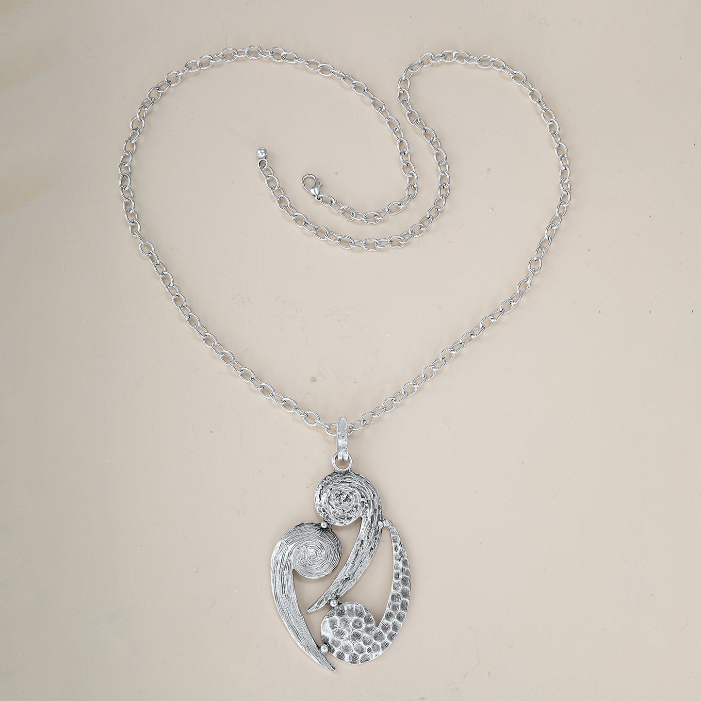 Turkish Pewter Possessions Necklace