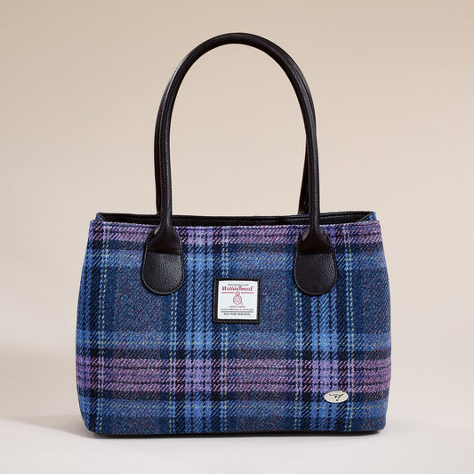 Stewart Tartan Harris Tweed Tote