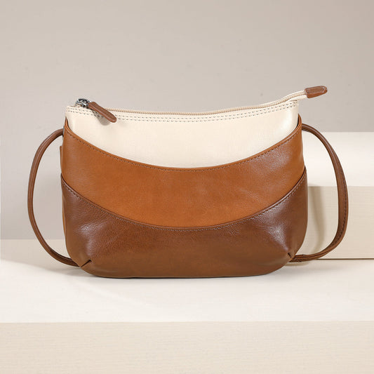 Shades Of Oak Leather Crossbody