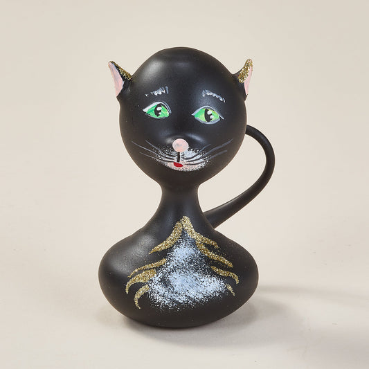 Black Cat Lago Di Como Figurine