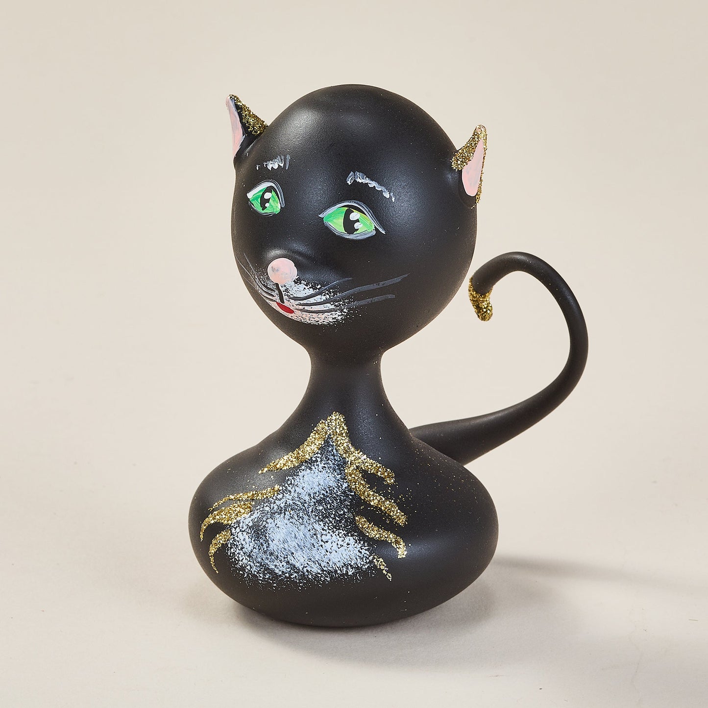Black Cat Lago Di Como Figurine
