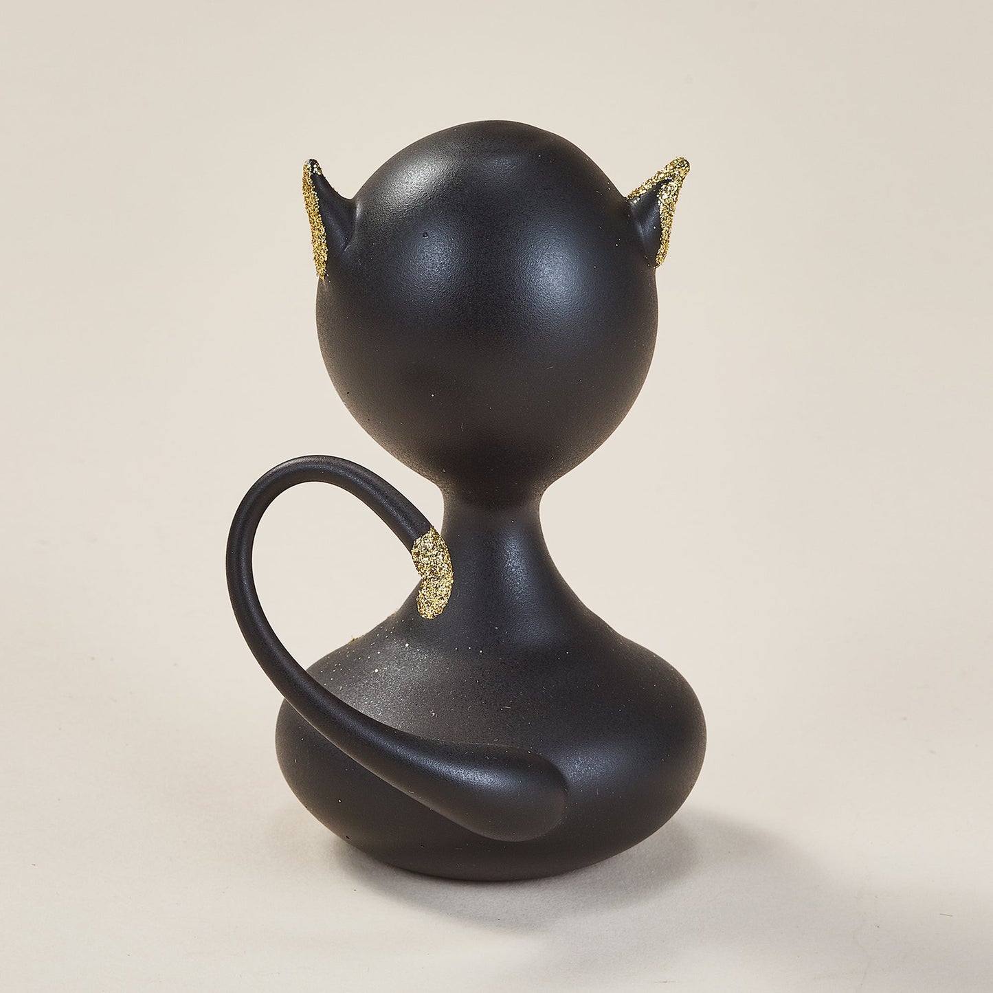 Black Cat Lago Di Como Figurine