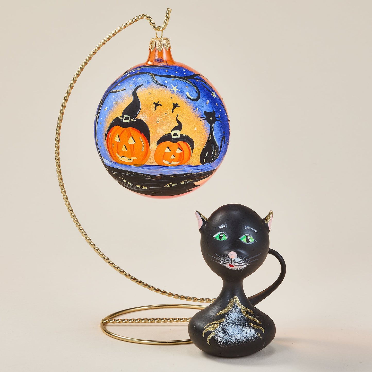 Black Cat Lago Di Como Figurine