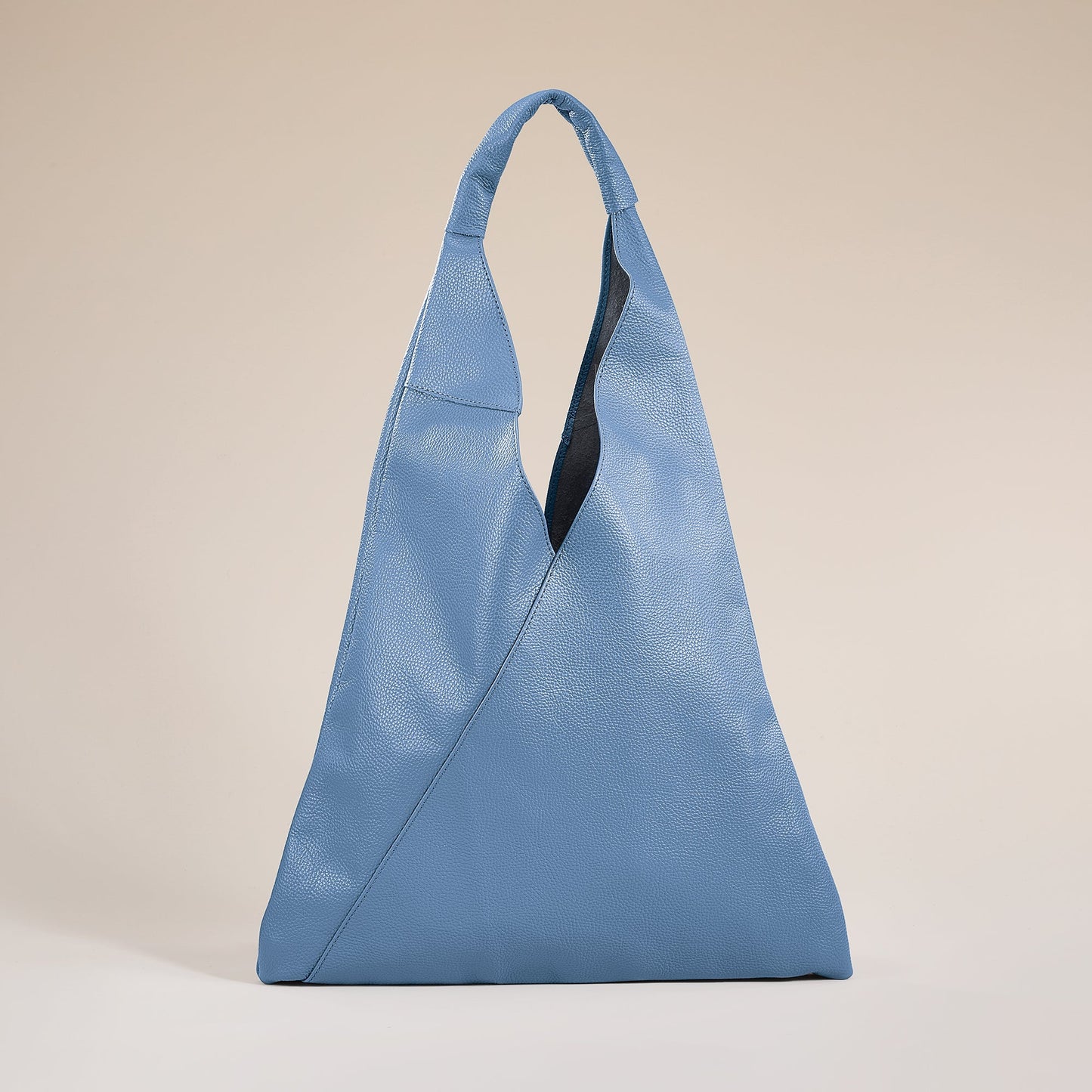 Milazzo Sapphire Italian Leather Hobo Bag