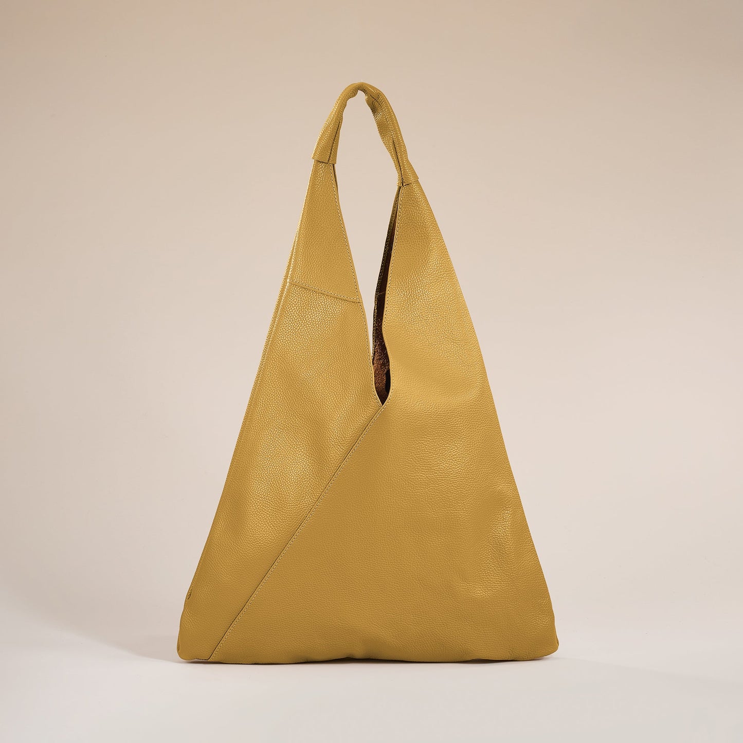 Milazzo Butterscotch Italian Leather Hobo Bag