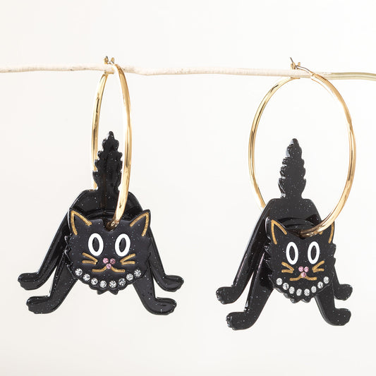 Retro Cat Earrings