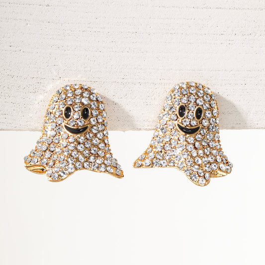 Crystal Ghost Earrings
