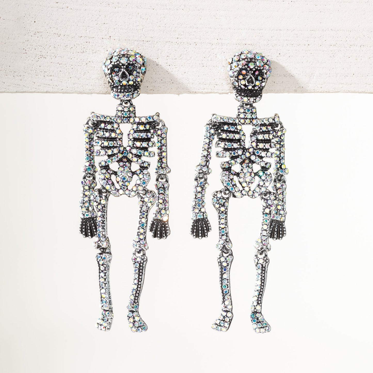 Sparkling Skeleton Earrings