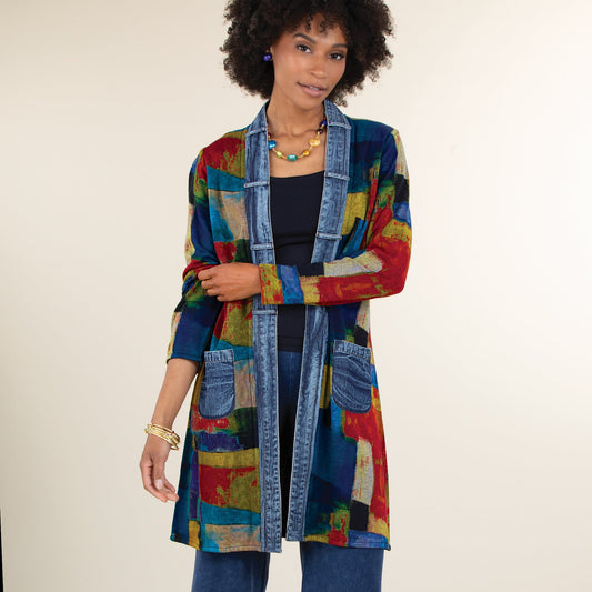 Colored Cobblestones Reversible Jacket