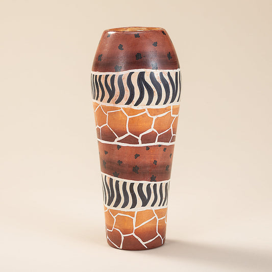 Safari Striped Tall Vase (Preorder)