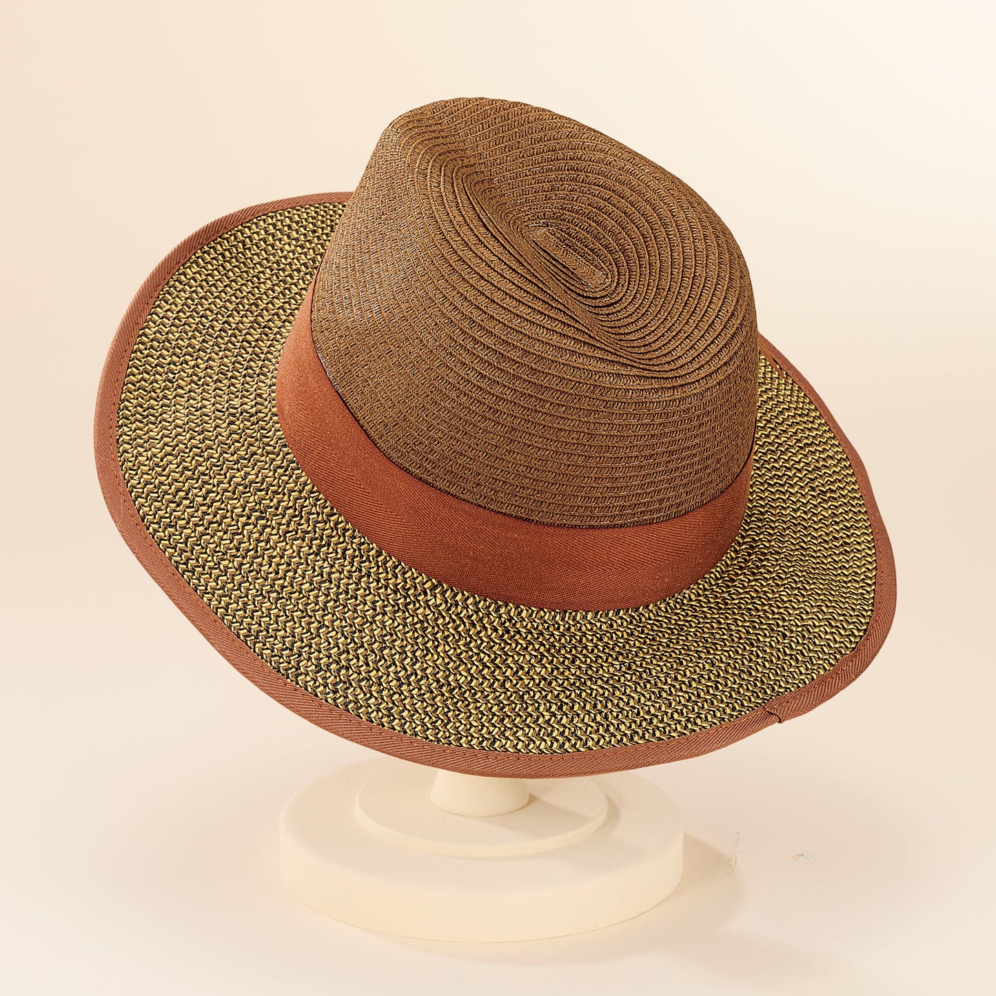 Carissa Braided Straw Fedora