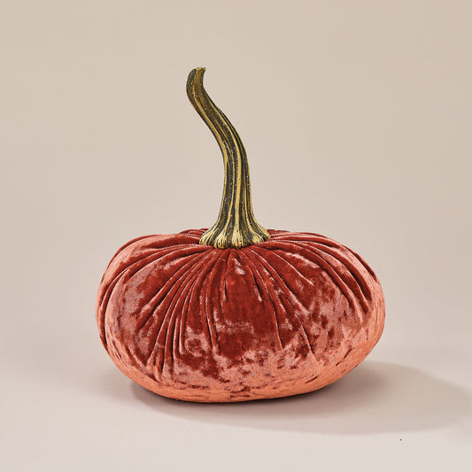 Sienna Velvet Plush Pumpkin